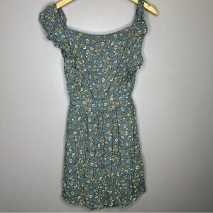 Favlux sunflower floral cutout mini dress